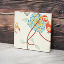 KEMONODE CERAMIC TILE NO.2, Art Panel, Dish Set, Kyoto Yuzen Dyeing