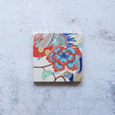 KEMONODE CERAMIC TILE NO.3, Art Panel, Dish Set, Kyoto Yuzen Dyeing