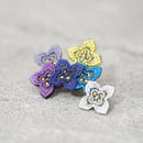 tint (HYDRANGEA) C, Brooch, Kyoto Yuzen Dyeing