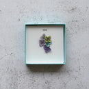 tint (HYDRANGEA) D, Brooch, Kyoto Yuzen Dyeing