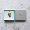 tint (HYDRANGEA) D, Brooch, Kyoto Yuzen Dyeing