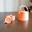 VOYAGE ORENGE ROUSSI TEA POT & TEACUPS 3-PIECE SET, Japanese Tea Set, Mino Ware