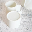 VOYAGE BLANC NEIGE TEA POT & TEACUPS 3-PIECE SET, Japanese Tea Set, Mino Ware