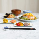 HAND-DRAWN GOLD OR SILVER LACQUR FUJI CHERRY BLOSSOM BLACK (1 SET), Chopsticks, Wajima Lacquerware