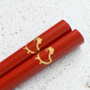 JAPANESE ZODIAC BIRD RED FOR CHILDREN (1 SET), Chopsticks, Wajima Lacquerware