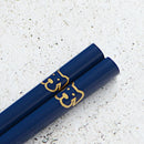 JAPANESE ZODIAC DOG BLUE FOR CHILDREN (1 SET), Chopsticks, Wajima Lacquerware