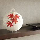 RED LEAVES, Letter Lantern, Gifu Chochin