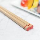 十八膳 箸 こま 朱 (1膳)【漆 十八膳塗】