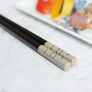 十八膳 箸 風 黒 (1膳)【漆 十八膳塗】