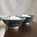 梅里窯 昭和茶碗 (瑠璃唐津, 碧緑唐津)【大谷焼】