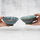 梅里窯 昭和茶碗 (瑠璃唐津, 碧緑唐津)【大谷焼】