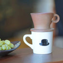 恒枝直豆 コーヒードリッパー【備前焼】