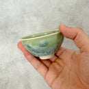 陶葊 花結晶 ぐい呑 (5点セット)【京焼-清水焼】