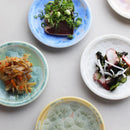 陶葊 花結晶 銘々皿 (5点セット)【京焼-清水焼】