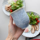 陶葊 花結晶 (銀花 金花) 湯呑み (2点セット)【京焼-清水焼】