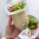 陶葊 花結晶 (銀花 金花) 湯呑み (2点セット)【京焼-清水焼】