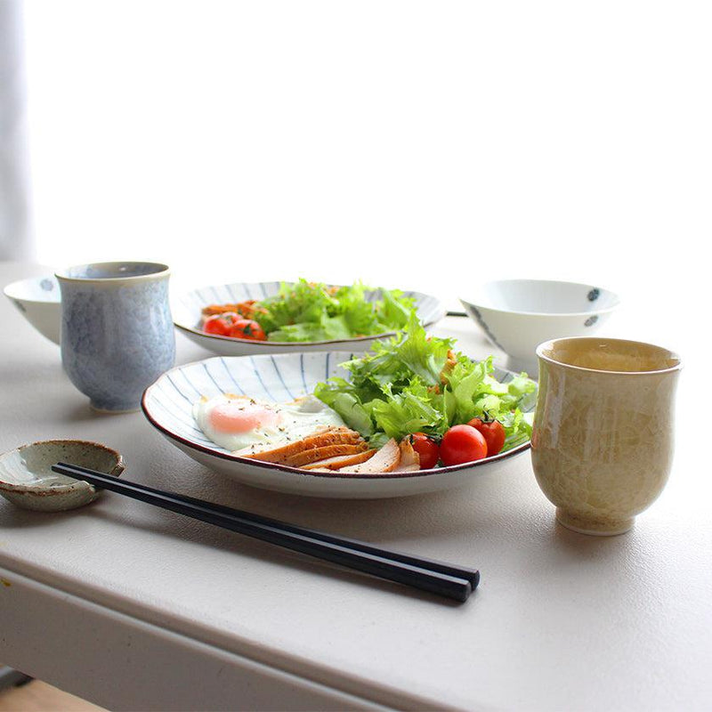 FLOWER CRYSTAL (SILVER FLOWER GOLD FLOWER) YUNOMI (2 PIECE SET), Japanese Tea Cup, Kyo Ware, Kiyomizu Ware