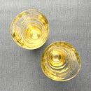 箔一 貫入 タンブラーグラス (2個)【金沢箔】