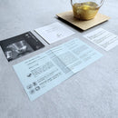 PENETRATION COLD TEA GLASS & COASTER (2 PIECES), Kanazawa Gold Leaf