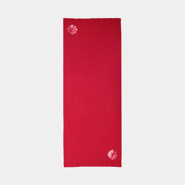 傘巻き絞り (紅赤) 化粧箱付 | 京鹿の子絞【手ぬぐい】