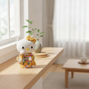 HELLO KITTY (YELLOW), Beckoning Lucky Cat, Edo Art Dolls｜使用イメージ（演出・室内設置）※手作りのため色・風合いは一点ごとに異なります