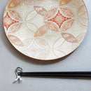 2-piece set Shippo pattern (Seven treasures) Beige & White | Nishijin Textiles | RE:NISTA