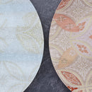 2-piece set Shippo pattern (Seven treasures) Beige & White | Nishijin Textiles | RE:NISTA