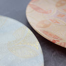 2-piece set Shippo pattern (Seven treasures) Beige & White | Nishijin Textiles | RE:NISTA