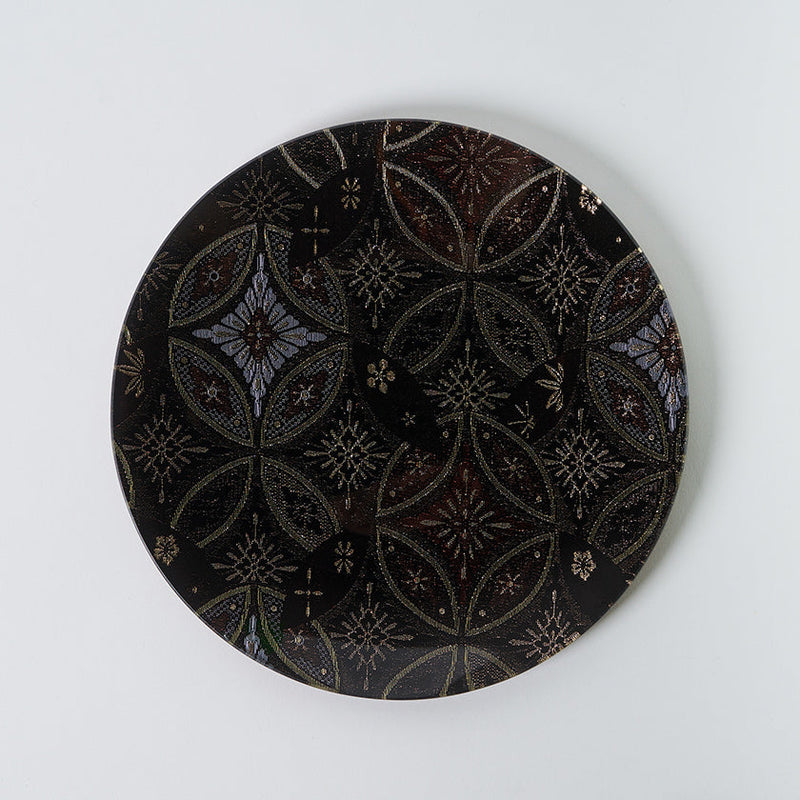 2-piece set Shippo pattern (Seven treasures) Black & White | Nishijin Textiles | RE:NISTA