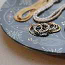 2-piece set Shippo pattern (Seven treasures) Black & White | Nishijin Textiles | RE:NISTA