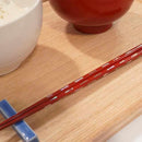 [Chopsticks] Mother of pearl decoration KIRIKO IN A PAULOWNIA Box 8.46inch | Wakasa Lacquered Chopsticks