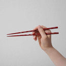 [Chopsticks] Mother of pearl decoration KIRIKO IN A PAULOWNIA Box 8.46inch | Wakasa Lacquered Chopsticks