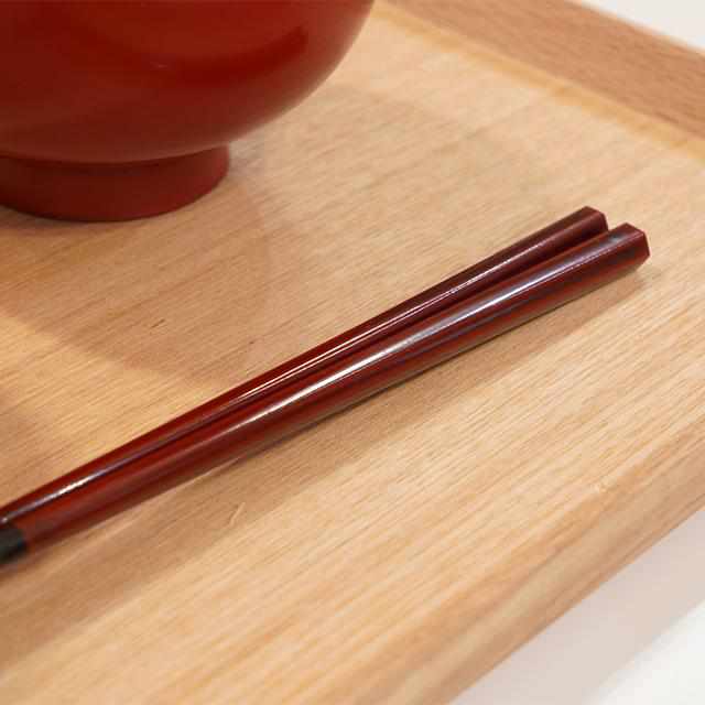 [Chopsticks] Lacquered HEXAGON 8.46inch | Wakasa Lacquerware