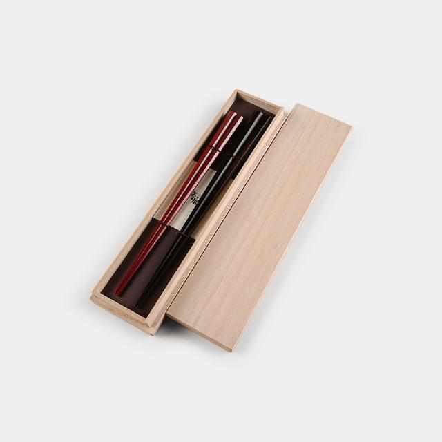 [Chopsticks]  Pair OCTAGONAL Chopsticks Set of two | Wakasa Lacquerware