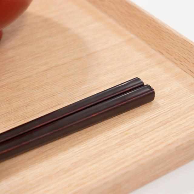 [Chopsticks]  Pair OCTAGONAL Chopsticks SAKURA Set of two | Wakasa Lacquerware