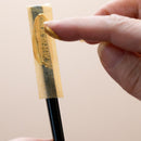 [Chopsticks and Chopstick Rests]a Pair of Ebony SQUARE with Chopstick Rest (8.46inch ＆ 9inch) | MATSUKAN | Wakasa Lacquered Chopsticks