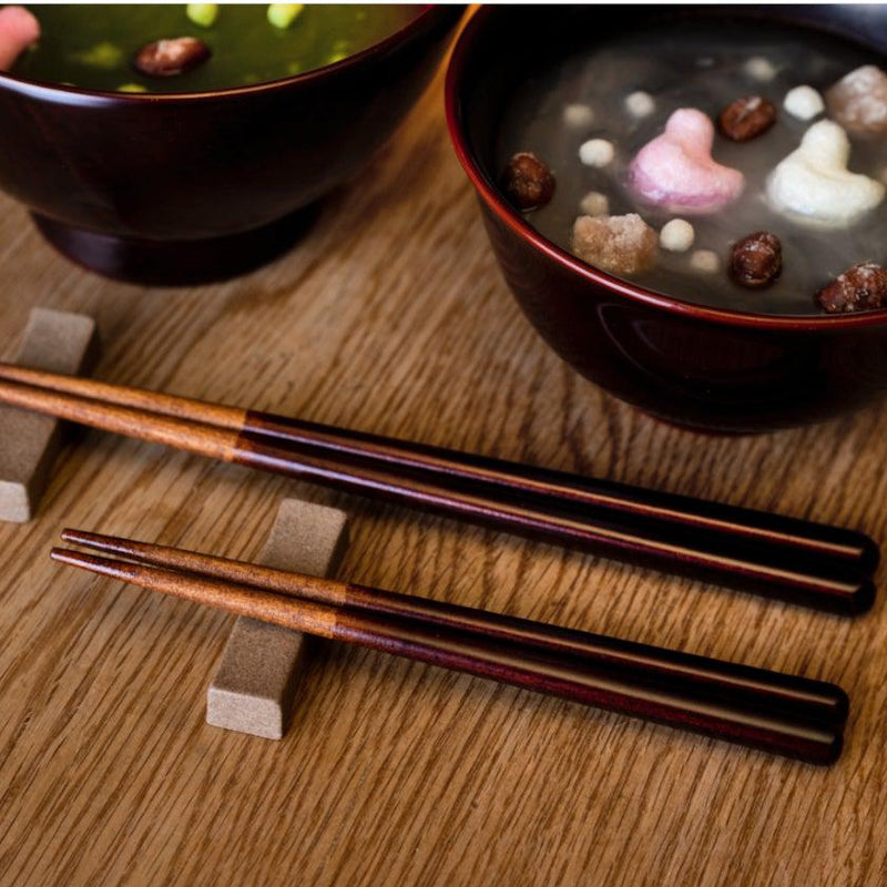 [Chopsticks]  Kijiro nuri Joboji Lacquered Japanese Cherry Tree (5.31inch to 9.06inch) | MATSUKAN | Wakasa Lacquerware