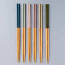 [Chopsticks] SAIBASHI HASHIKURA SEASON01 SET OF 6 (11.81inch) | MATSUKAN | Wakasa Lacquered Chopsticks
