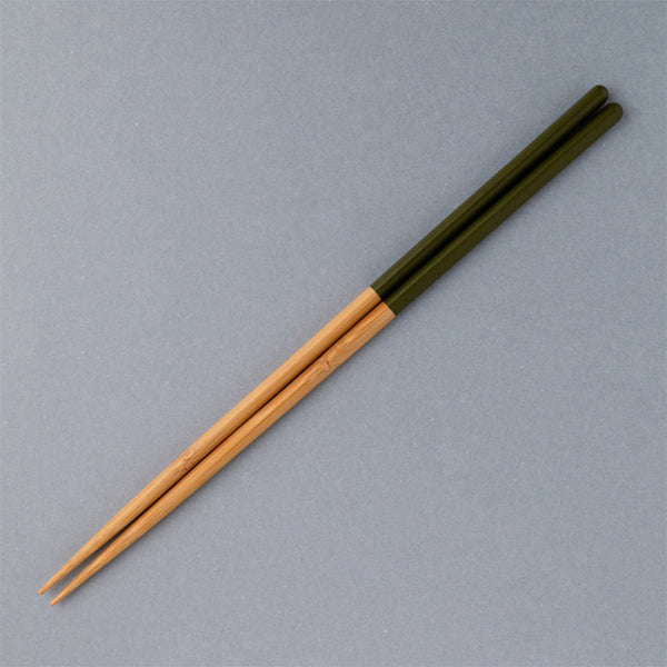 SAIBASHI(Chopsticks for Cooking) HASHIKURA SEASON01 GREEN (11.81inch) | MATSUKAN | Wakasa Lacquerware