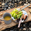 [Chopsticks] SAIBASHI HASHIKURA SEASON01 BEIGE (11.81inch) | MATSUKAN | Wakasa Lacquered Chopsticks