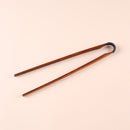 KODAIBASHI Bamboo Tongs Fuki Urushi (9.44inch) | MATSUKAN | Wakasa Lacquered Chopsticks