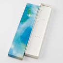 Blue Paper Gift Box for Two Sets of Chopsticks Gift | Wakasa Lacquered Chopsticks