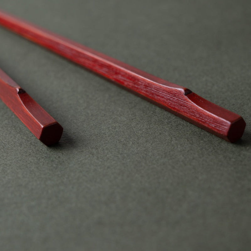 [Chopsticks] a Pair of Hexagonal Bamboo Chopsticks  set of two | Wakasa Lacquerware