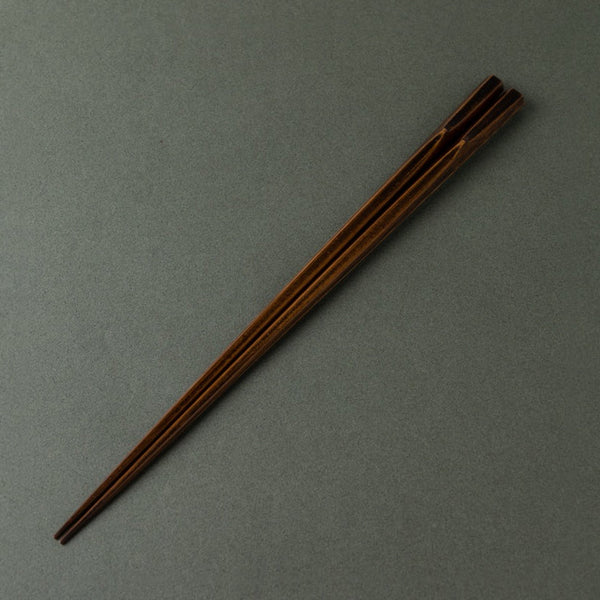 [Chopsticks] Hexagonal Bamboo Chopsticks (Black)  | Wakasa Lacquerware