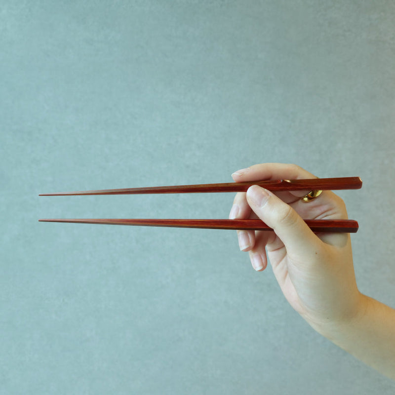 [Chopsticks] Hexagonal Bamboo Chopsticks (Red)  | Wakasa Lacquerware