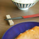 [Chopsticks and Chopstick Rest] a Pair of Enboy Pentagon with Chopstick rest (8.46inch & 9inch) | Wakasa Lacquered Chopsticks