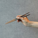 [Chopsticks] UTSUWATO Triangular 9inch (Dishwasher-Safe) | Wakasa Lacquered Chopsticks| MATSUKAN