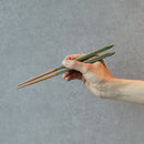 [Chopsticks] UTSUWATO Triangular 9inch (Dishwasher-Safe) | Wakasa Lacquered Chopsticks| MATSUKAN