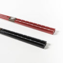 [Chopsticks and Chopstick Rest] SHELL PEONY a Pair of Mother of pearl decorated Chopsticks with light blue shell shaped Chopstick rests | Wakasa Lacquered Chopsticks| MATSUKAN