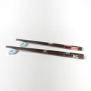 [Chopsticks and Chopstick Rest] RADEN CHECKERED a Pair of Mother of pearl decorated Chopsticks with light blue shell shaped Chopstick rests | Wakasa Lacquered Chopsticks| MATSUKAN